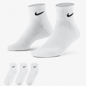 Tất Nike Everyday Cushioned Crew Sock Trắng Pack 3