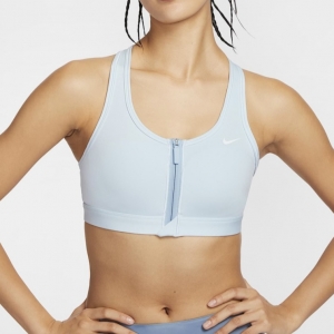Swoosh Front Zip Women's Medium-Support Padded Sports Bra