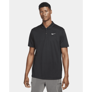ÁO POLO NIKE ĐEN LOGO TRẮNG