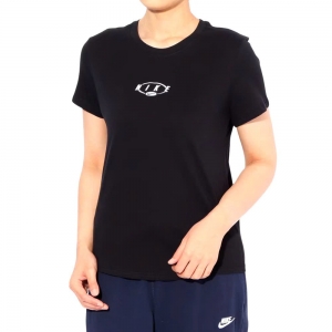 Áo thun nữ đen logo chữ Nike 